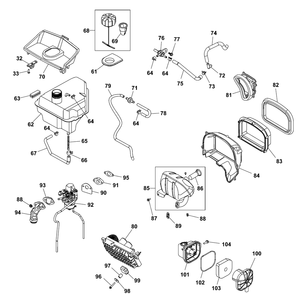 Main Unit P2 Diagram and Parts List for 030767-00  Briggs and Stratton Generator